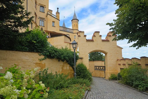 Utfärda utegångsförbud för av hohenschwangau slott — Stockfoto