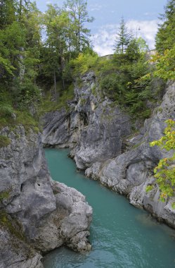 nehir yatağı lech, Bavyera, Almanya
