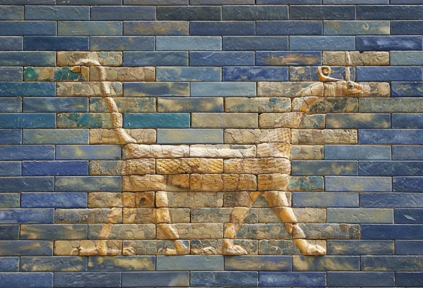 Scultura sulla porta di Ishtar Foto Stock