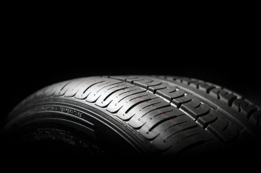 Car tire close-up clipart