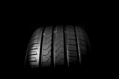 Car tire close-up clipart