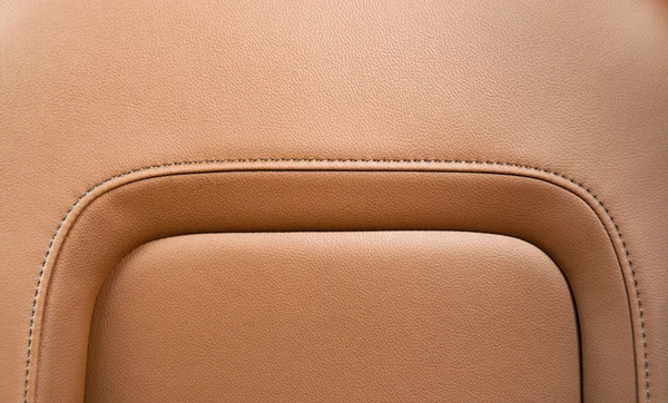 Leather car seats — Stock Photo, Image