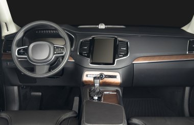 Koyu lüks araba iç