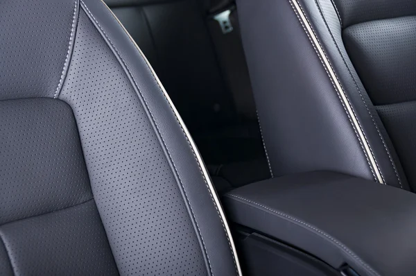 Leather car seats — Stock Photo, Image