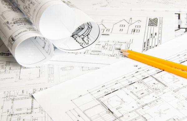 Construction planning drawings