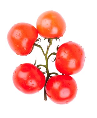 Kırmızı kiraz domates demet