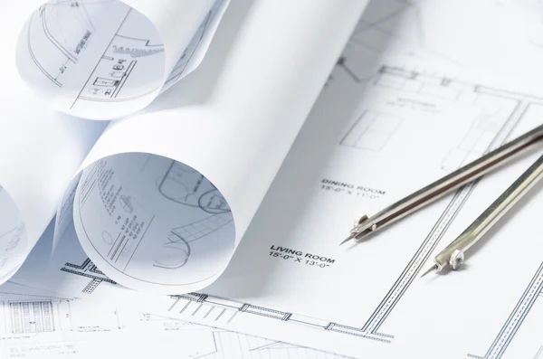 Blue prints — Stock Photo, Image