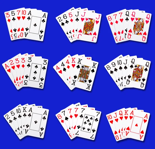 Κατατάξεις πόκερ — Φωτογραφία Αρχείου