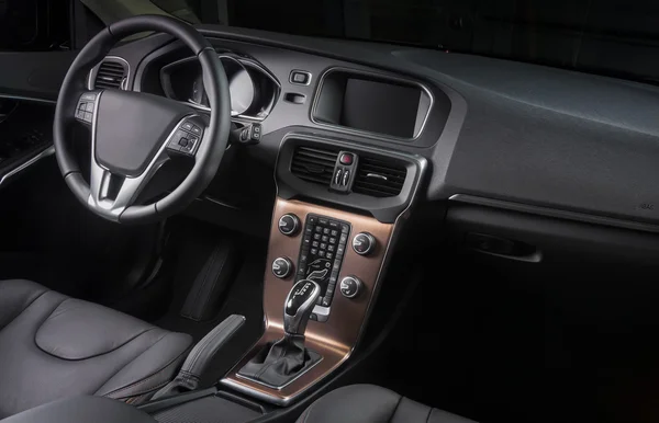 Interior of a modern automobile — Stock Photo, Image