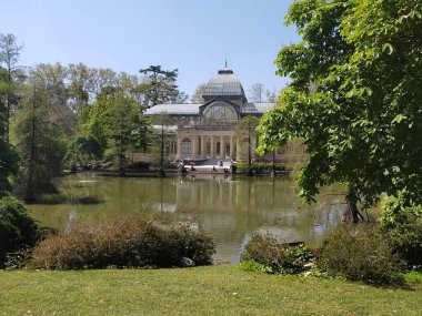 Glass Palace, Buen Retiro Park (İspanyolca: Palacio de Cristal, Parque del Buen Retiro), Madrid, İspanya