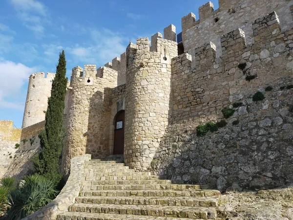 Die Burg Von Atalaya Oder Auch Als Burg Von Villena — Stockfoto