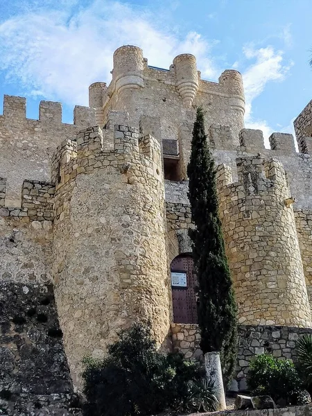 Die Burg Von Atalaya Oder Auch Als Burg Von Villena — Stockfoto