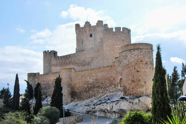 Die Burg Von Atalaya Oder Auch Als Burg Von Villena — Stockfoto