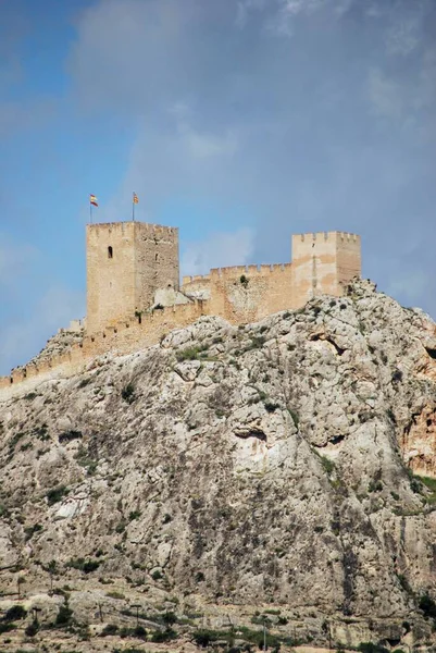 Schloss Sax Alicante Comunidad Valenciana Spanien — Stockfoto