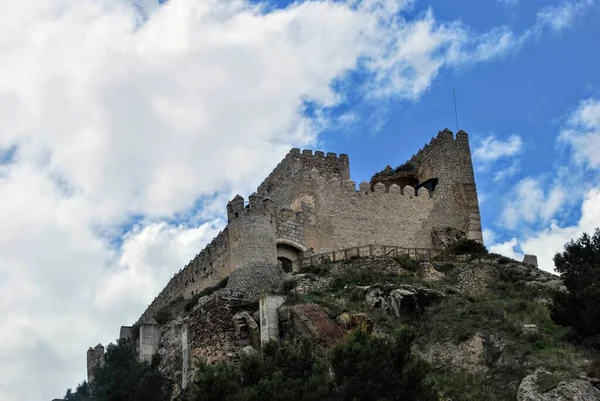 Hrad Almansa Almansa Provincie Albacete Castilla Mancha Španělsko — Stock fotografie