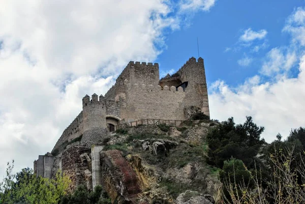 Castelo Almansa Almansa Província Albacete Castilla Mancha Espanha — Fotografia de Stock