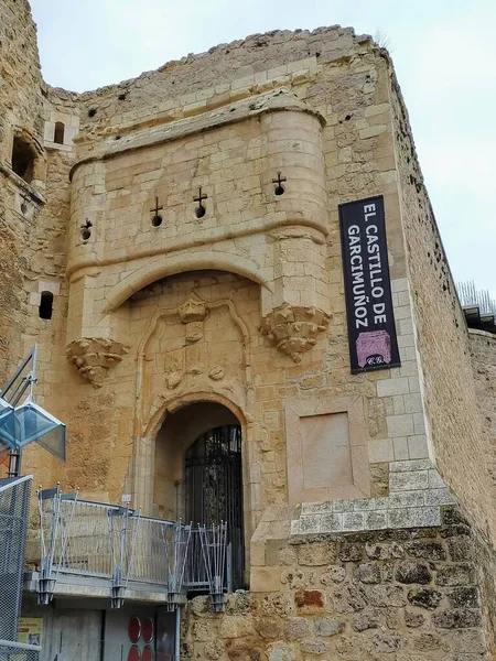 Garcimuoz Castle Castillo Garcimuoz Cuenca Castilla Mancha Spain — стокове фото