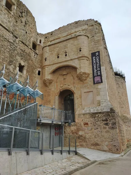 Garcimuoz Kastély Castillo Garcimuoz Cuenca Castilla Mancha Spanyolország — Stock Fotó