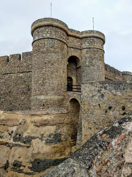 Castle Chinchilla Spanska Castillo Chinchilla Ett Slott Beläget Chinchilla Monte — Stockfoto