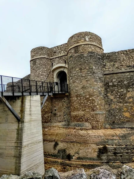 Castle Chinchilla Spanska Castillo Chinchilla Ett Slott Beläget Chinchilla Monte — Stockfoto