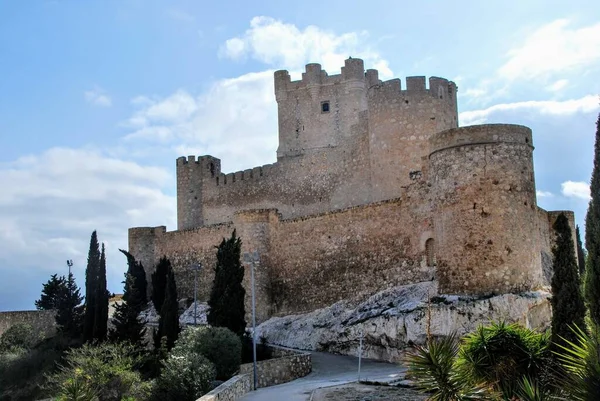 Atalaya Castle Also Known Villena Castle Villena Alicante Comunidad Valenciana Stock Picture