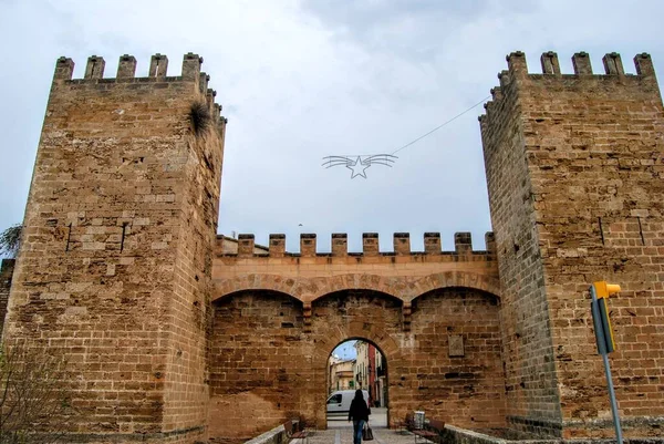 Mura Romane Pollentia Realtà Alcudia Alcudia Palma Maiorca Isole Baleari — Foto Stock