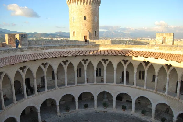 Hrad Bellver Mallorce Baleárské Ostrovy Španělsko — Stock fotografie