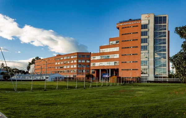 Huvudsäte För Universitetet Minuto Dios Nordväst Bogota Colombia Oktober 2020 Stockfoto