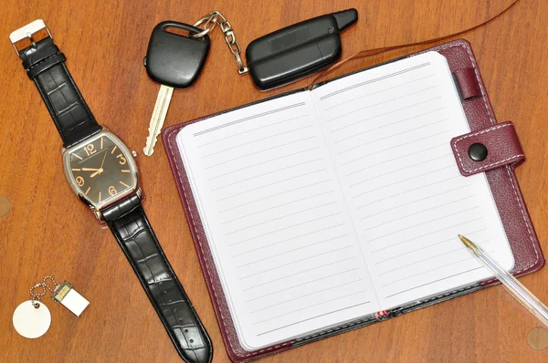 Objects on the table. Stock Image