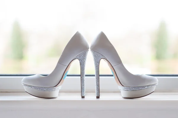 Sposi scarpe da sposa — Foto Stock