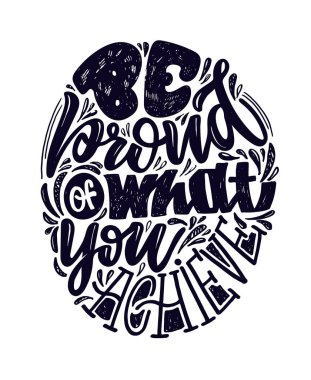 Lettering funny poster art. Hand drawn caligraphyc banner with lettering. Lettering fot t-shirt design. 