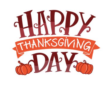 Şükran Günü 'n kutlu olsun. Minnettar ol. Sevimli ol. Tişört izi, kupa, çanta için. % 100 elle çizilmiş vektör