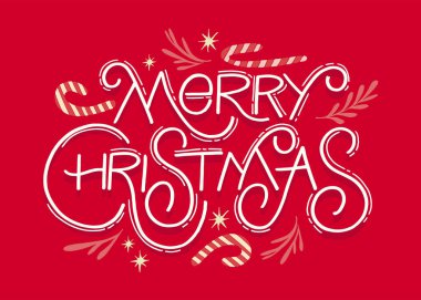 Mutlu Noeller ve mutlu 2026 seneleri. Güzel el çizimi karalama kartpostalları. Merhaba 2026. Holly Jolly, tam mevsimi..