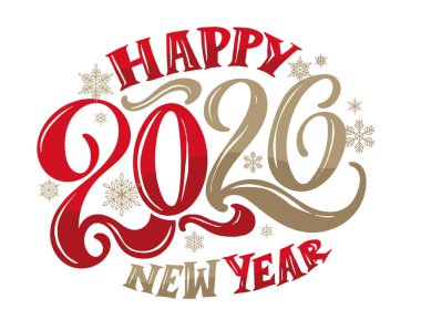 Mutlu Noeller ve mutlu 2026 seneleri. Güzel el çizimi karalama kartpostalları. Merhaba 2026. Holly Jolly, tam mevsimi..