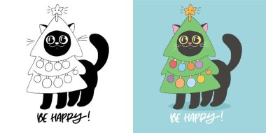 Merhaba 2026. Mutlu Noeller ve mutlu 2026 seneleri. Güzel el çizimi karalama kartpostalları. Holly Jolly, tam mevsimi..