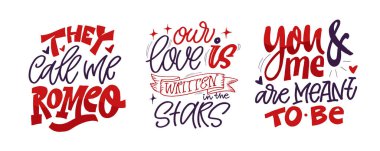 Sevgililer Günü çekirdeği. Aşk hakkında el çizimi karalamalar. Tişört tasarımı, kupa baskısı, çanta baskısı, kıyafet modası. % 100 elle çizilmiş vektör resmi.