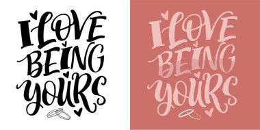 Sevgililer Günü çekirdeği. Aşk hakkında el çizimi karalamalar. Tişört tasarımı, kupa baskısı, çanta baskısı, kıyafet modası. % 100 elle çizilmiş vektör resmi.