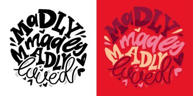 Güzel el çizimi karalama alıntısı. Tişört tasarımı, kupa baskısı, çanta baskısı, kıyafet modası. % 100 elle çizilmiş vektör resmi.