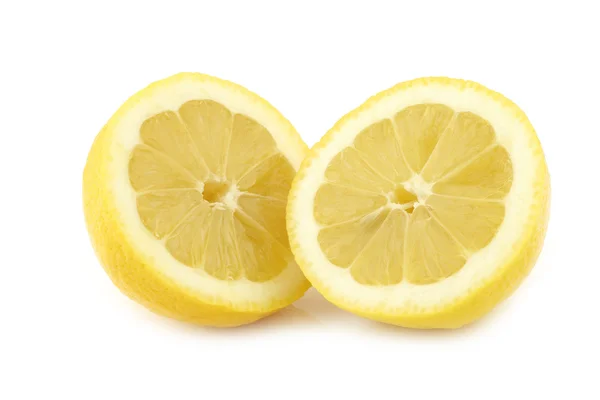 Fresh lemon halves — Stock Photo, Image