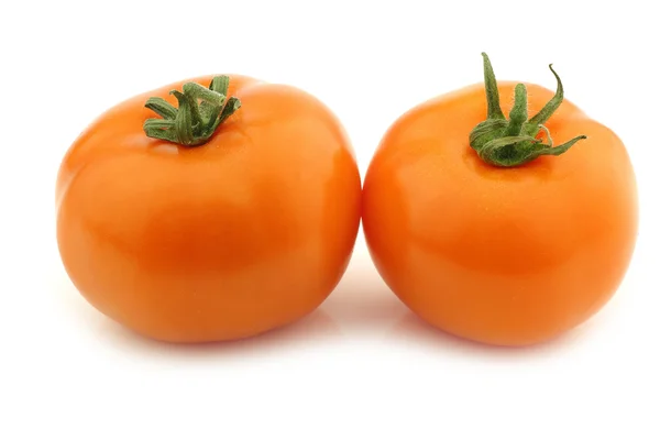 Fresh orange tomatoes — Stock Photo, Image