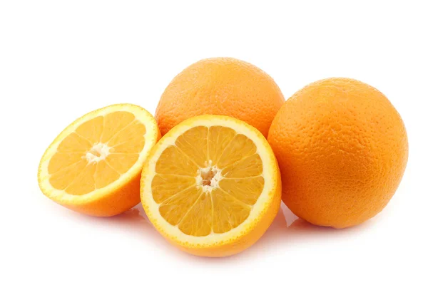 Freshly cut oranges — Stock Photo, Image