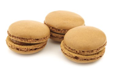 renkli taze pişmiş macarons
