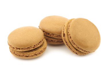 renkli taze pişmiş macarons