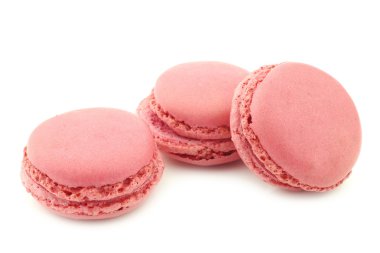 renkli taze pişmiş macarons