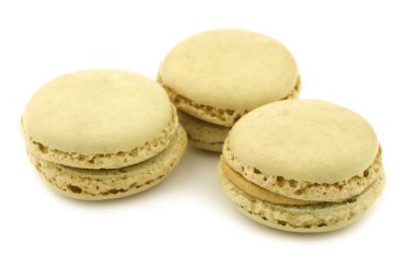 renkli taze pişmiş macarons