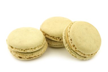 renkli taze pişmiş macarons