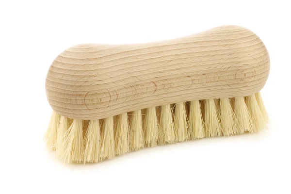 Brosse de ménage en bois — Photo