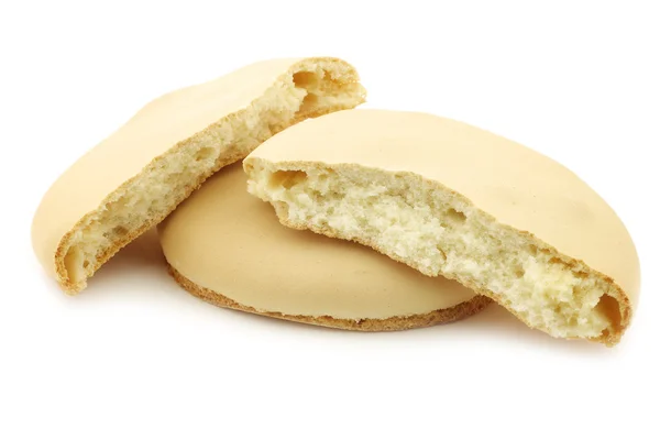 Traditionele Nederlandse (Friese) cookie met de naam "Friese theekoek" — Stockfoto
