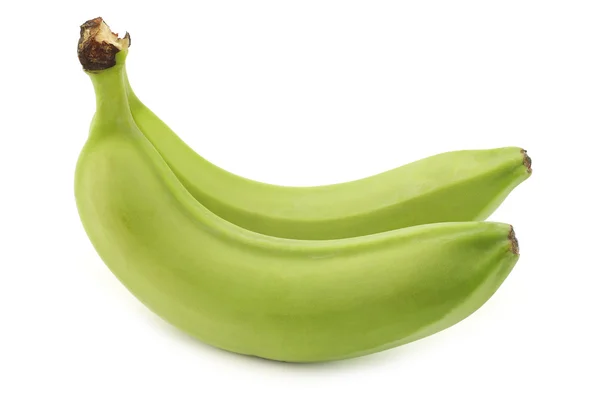 Verse nog onrijpe bananen — Stockfoto