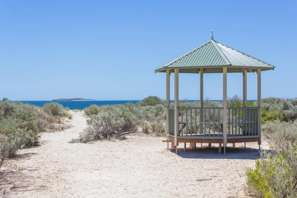 A Casa Pequena na Praia — Fotografia de Stock